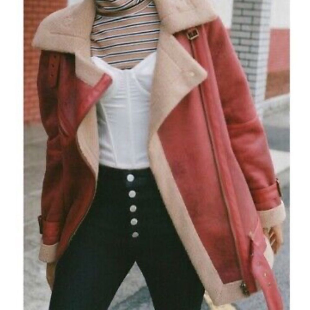 Urban Outfitters faux leather jacket